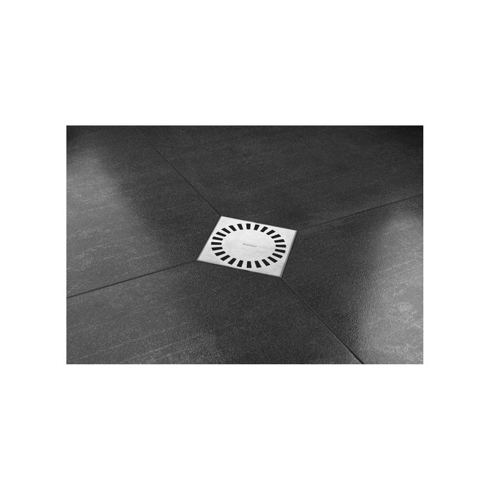 Easy Drain Aqua Brilliant AQUAB15X15 doucheput 15x15cm onder- en zijuitloop