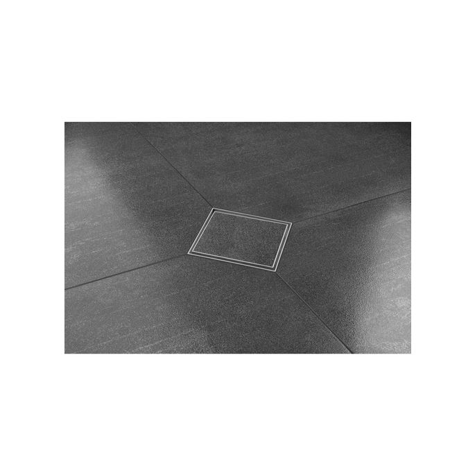 Easy Drain Aqua Plus Quattro Tegel AQUA+20X20MSIT doucheput 20x20cm zijuitloop