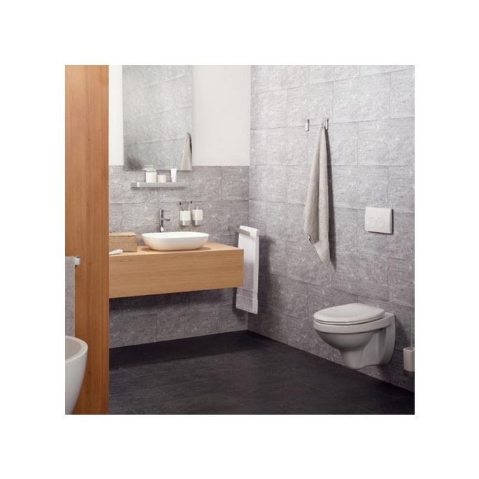 Haceka Aline 1208581 closetrolhouder geborsteld aluminium