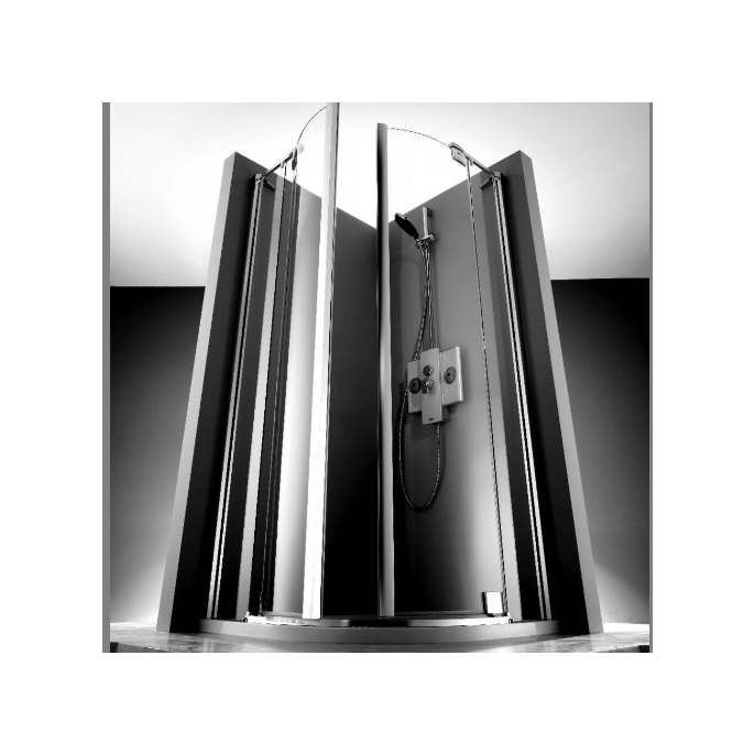 Huppe 1002, 069710 set afvoerprofielen voor 4-delige kwartronde hoekinstap