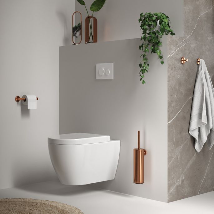 Brauer 5-GK-152 accessoire set 3-in-1 koper geborsteld pvd