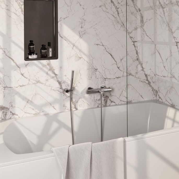 Brauer Edition 5-CE-041-3 opbouw baddouche thermostaatkraan SET 03 chroom