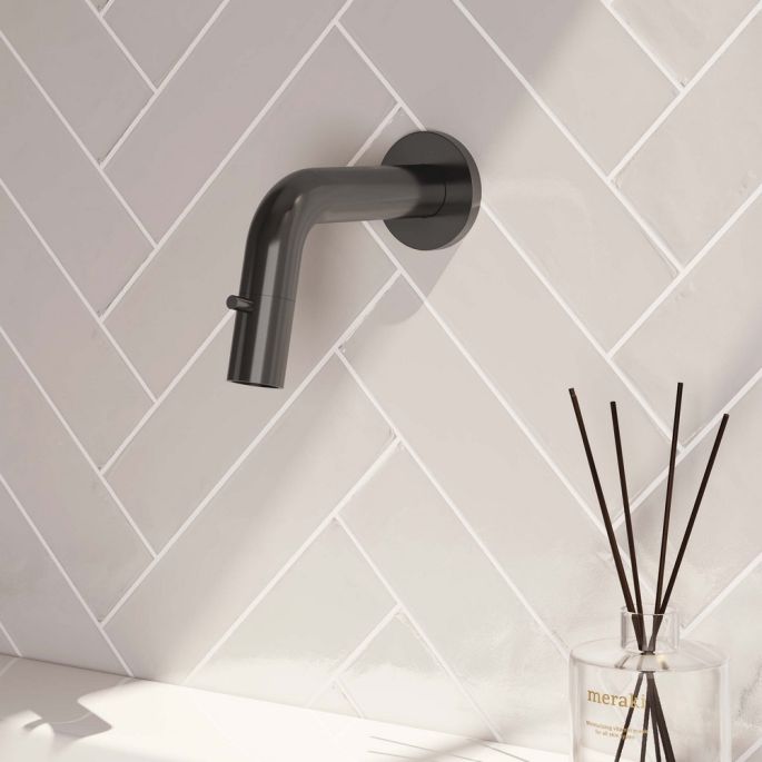 Brauer Edition 5-GM-082 inbouw fonteinkraan gunmetal geborsteld PVD