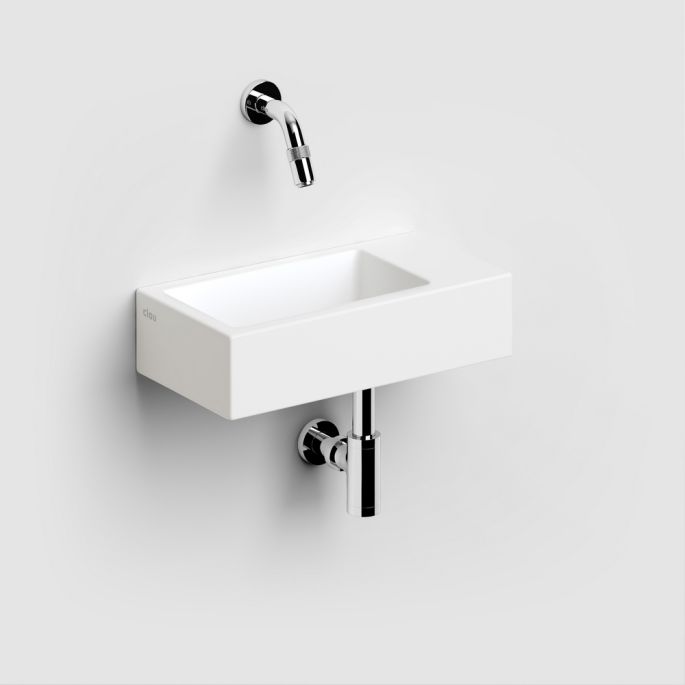 Clou Flush 3 CL0302031 keramiek fontein 36cm mat wit