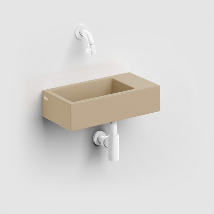 Clou Flush 3 CL0334031 keramiek fontein 36cm mat mosterd