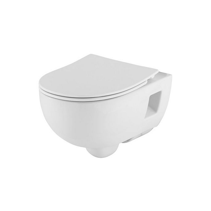 Pressalit 300 Slim 1012000-DG6999 toiletzitting met deksel wit