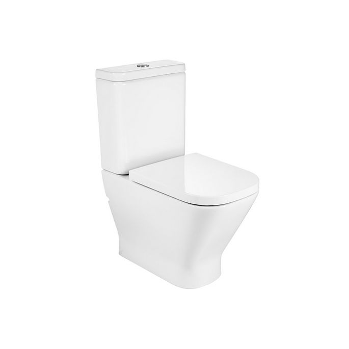 Roca The Gap A801732004 toiletzitting met deksel wit *niet meer leverbaar*