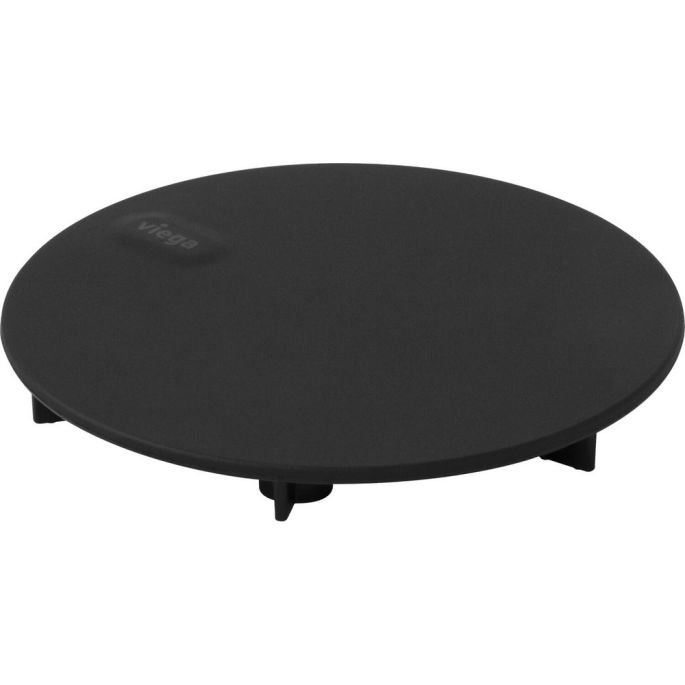 Viega Tempoplex 850 050 afdekplaatje voor douchesifon ø115mm mat zwart