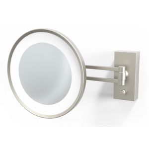 Decor Walther 0122134 BS 36 LED cosmetic mirror 3x nickel satin