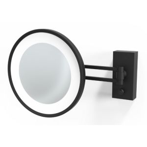 Decor Walther 0122160 BS 36 LED cosmetic mirror 3x black matt