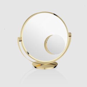Decor Walther 0122920 Vanity tablemirror without magnification Ø 36,5cm gold