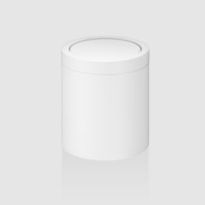 Decor Walther 0611050 DW 1240 table paper bin with revolving lid matt white