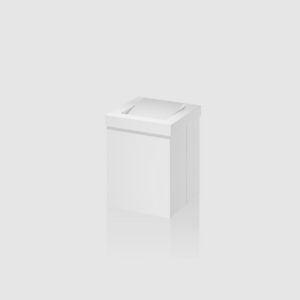 Decor Walther 0611150 DW 1130 table paper bin with revolving lid matt white