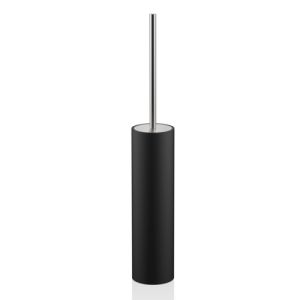 Decor Walther 0970865 Stone SBG toiletborstelgarnituur staand mat zwart/ RVS geborsteld
