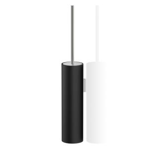 Decor Walther 0970965 Stone WBG toiletborstelgarnituur wand mat zwart/ RVS geborsteld