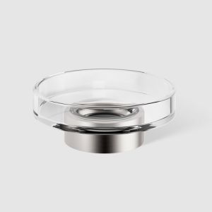 Decor Walther Century 0587470 CENTURY STS KRISTALL soap dish brushed stainless steel