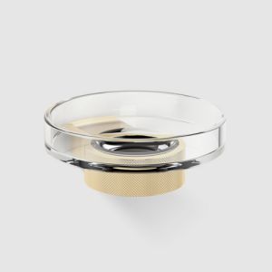 Decor Walther Club 0857782 CLUB WSS soap dish crystal glass matt gold