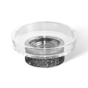 Decor Walther Rocks 0934000 ROCKS STS soap dish chrome / crystal clear