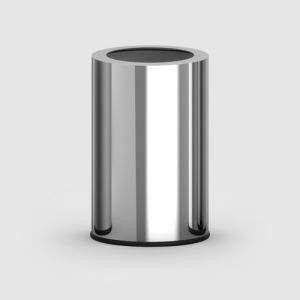 Decor Walther Rooms 0615000 ROOMS waste bin without lid chrome