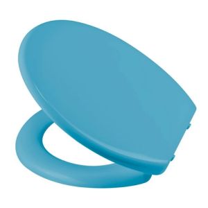Diaqua Barbana 31166656 toilet seat with lid blue