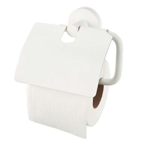 Haceka Kosmos White 1142251 toilet roll holder with cover white