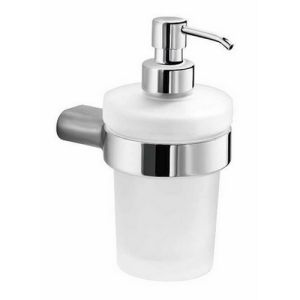 Inda Mito A20120CR21 zeepdispenser gesatineerd glas/ chroom