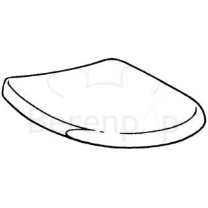 Keramag Wadis 573090 toilet seat with lid white *no longer available*