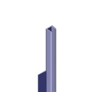 Novellini R50ABERS1-TR verticale afdichtingsstrip deur links transparant