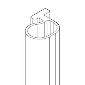 Novellini R50BESO01-TR Vertikal Dichtungsprofil Transparent