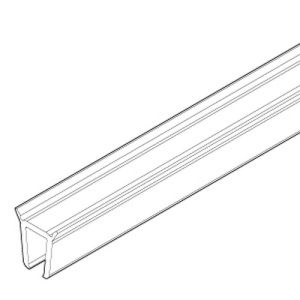 Novellini R51JOL-TR horizontale afdichtingsstrip transparant