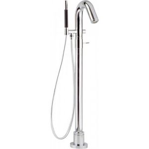 Pure Duero DU3050-IN free-standing bath tap with hand shower inox