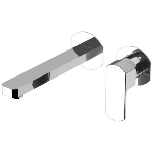 Pure Ebro EB5202 waschbasin tap 2-hole complete with built-in part chrome