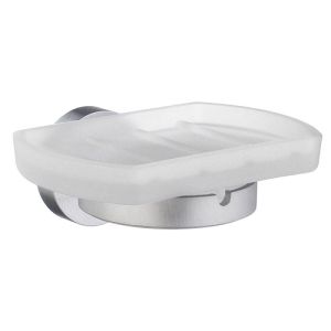Smedbo Home HS342 holder with soap dish matt chrome