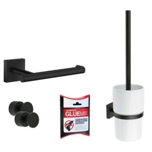 Smedbo House SMARTP-RB2 accessoireset (toiletset) zwart