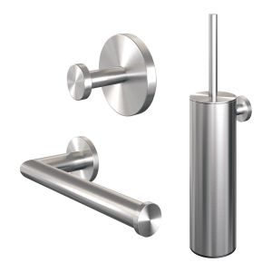 Brauer 5-NG-152 accessory set 3-in-1 stainless steel brushed pvd