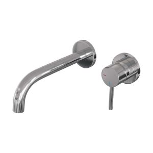 Brauer Edition 5-CE-004 concealed basin mixer with curved spout and rosettes model A1 chrome