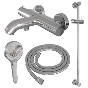 Brauer Edition 5-CE-041-2 body bath shower thermostatic mixer SET 02 chrome
