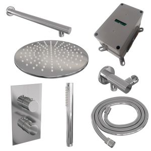 Brauer Edition 5-CE-053 thermostatic concealed rain shower 3-way diverter SET 26 chrome