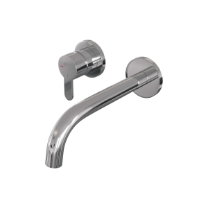 Brauer Edition 5-CE-083-B4-65 concealed basin mixer with curved spout and rosettes model D2 chrome