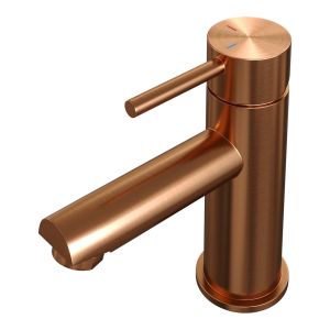 Brauer Edition 5-GK-001 low body basin mixer model A copper brushed PVD