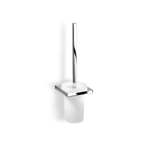 Decor Walther 0654200 DW 94 toiletborstelgarnituur wand gesatineerd glas/ chroom