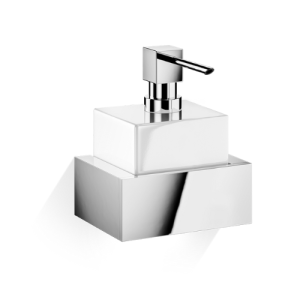 Decor Walther Brick 0595000 BK WSP N zeepdispenser wand chroom/ porselein wit