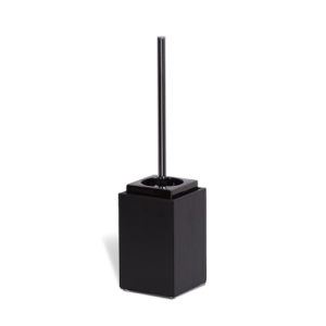 Decor Walther Brownie 0940760 BR SBG toiletborstelgarnituur chroom/zwart kunstleer