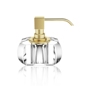 Decor Walther Kristall 0933456 KR SSP zeepdispenser Crystal helder glas - mat goud