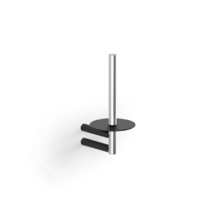 Decor Walther Mikado Tec 0523178 MK TEC ERH reserverolhouder geborsteld edelstaal/mat zwart