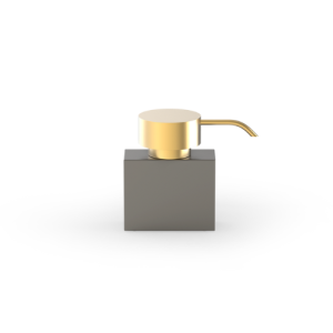 Decor Walther New Century 0860667 DW 477 N zeepdispenser mat donker metaal en mat goud
