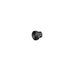 Geesa Opal Brushed Metal Black 917213-09 handdoekhaak klein zwart metaal geborsteld