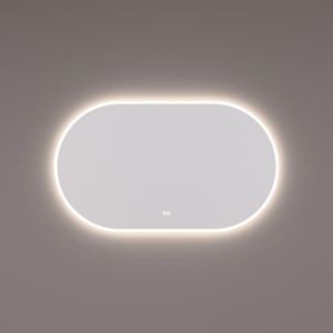 Hipp Design SPV 13750 KW spiegel ovaal-recht met directe en indirecte LED verlichting rondom 160x70x3cm