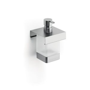 Inda Indissima A8812MNS21 zeepstrooimodule 100mm RVS geborsteld/ gesatineerd glas