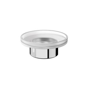 Inda Mito A20020WM21 vrijstaande zeephouder gesatineerd glas/ mat wit